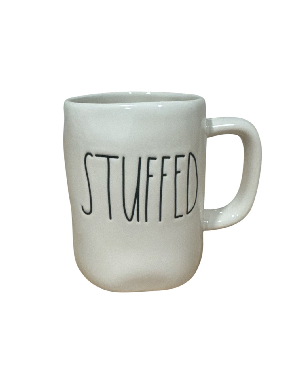 Rae Dunn White 'STUFFED' Ceramic Mug